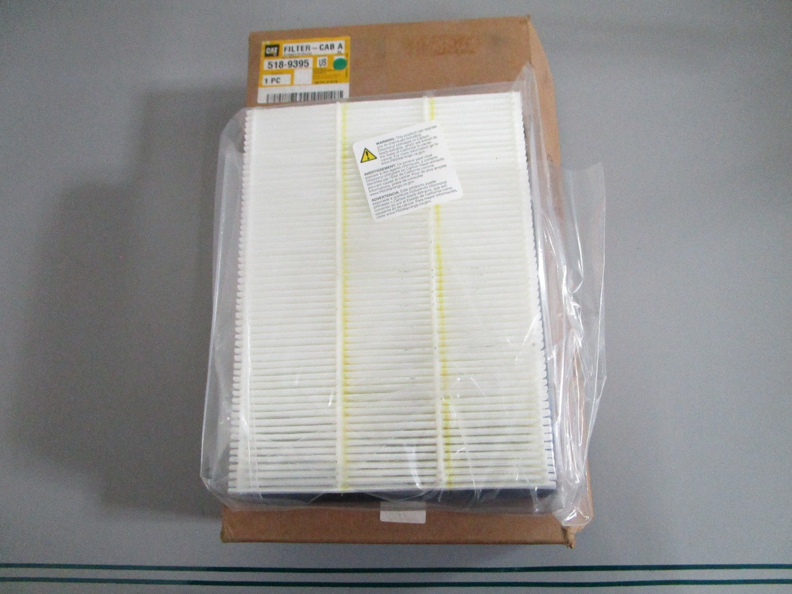 Caterpillar 518-9395 NEW OEM Cab Air Filter Mini Excavator 304 306 308 309 0820