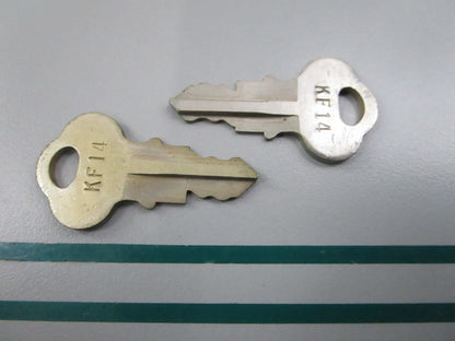 NEW OEM (LOT OF 2) 501529 0501529 OMC Johnson Evinrude KF 14 Ignition Key 0810