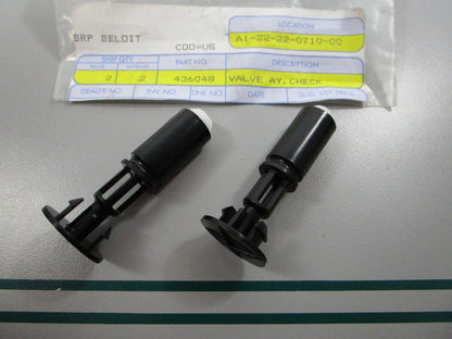 NEW OEM (LOT OF 2) 436048 0436048 OMC Johnson Evinrude Check Valve Assembly 0810