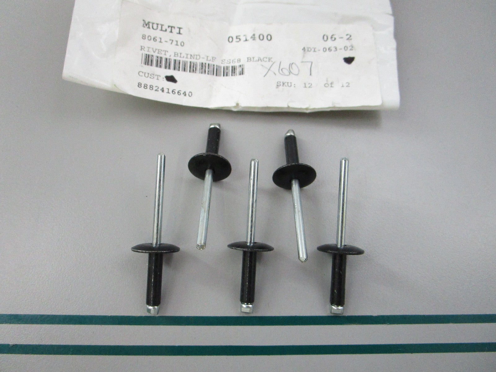 NEW OEM (LOT OF 5) 8061-710 Arctic Cat Rivet 0810