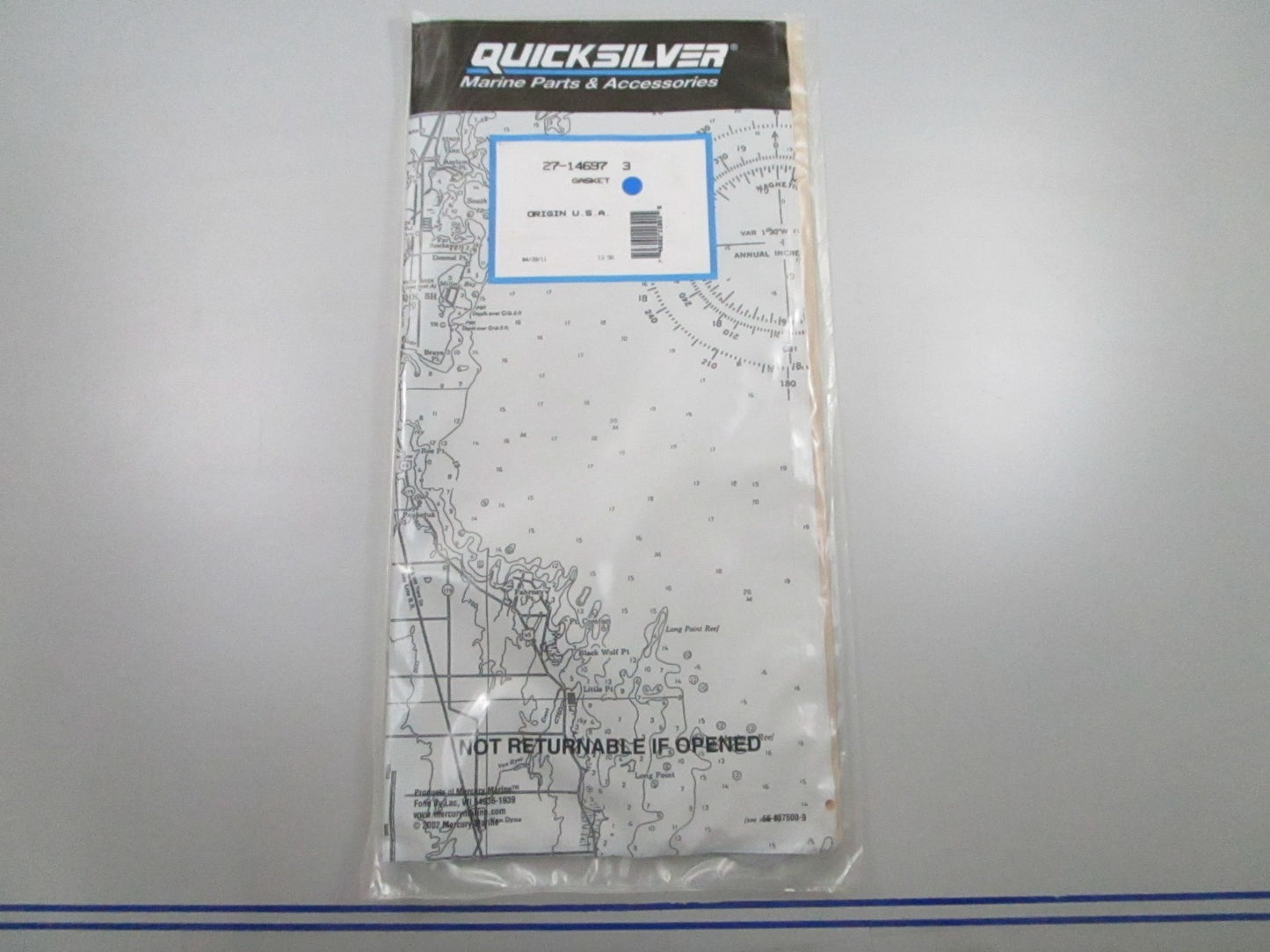 *NEW OEM* 0810 Mercury Quicksilver Gasket 27-14697 3