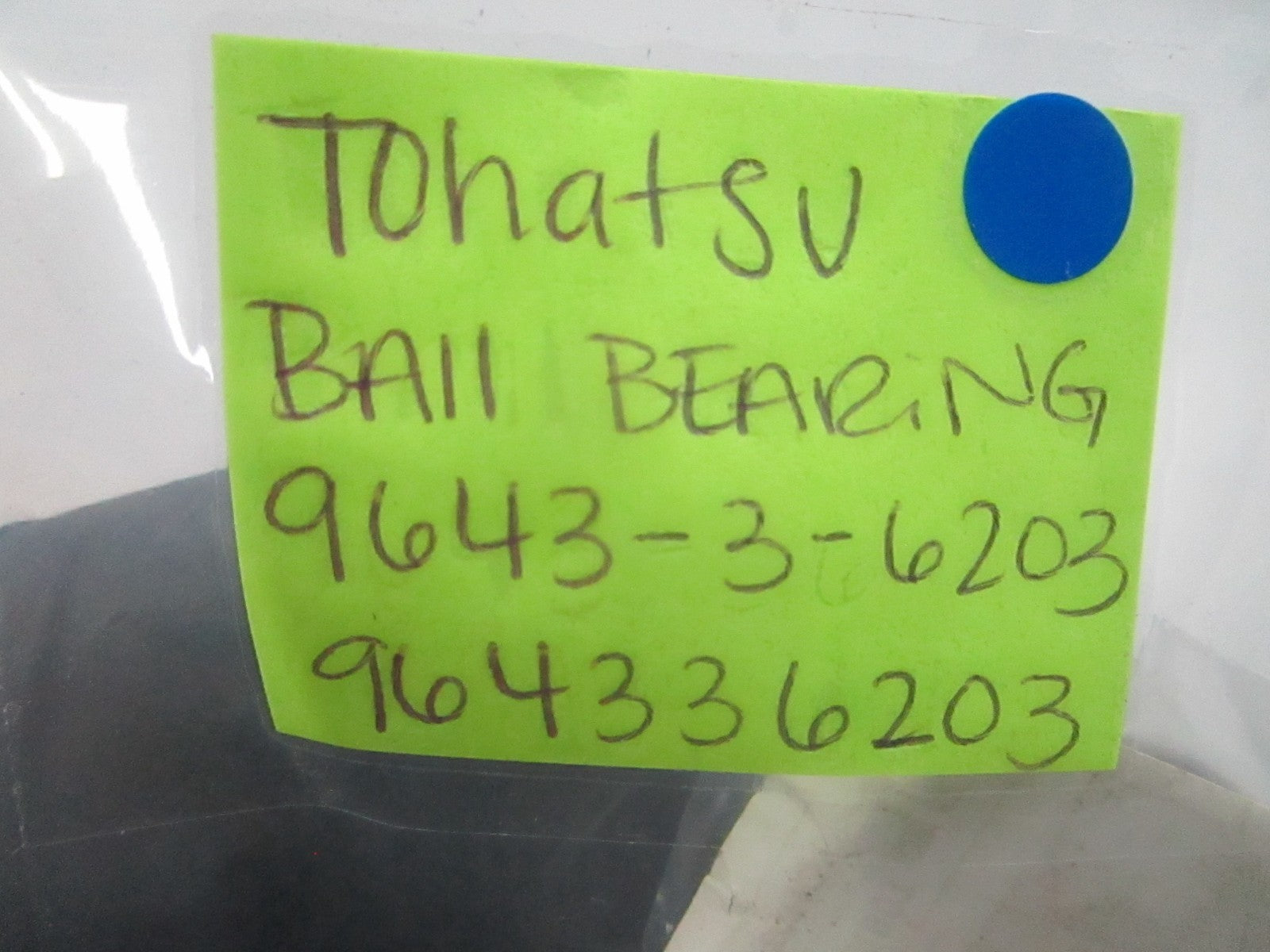 *NEW OEM* 0810 Tohatsu Ball Bearing 9643-3-6203 964336203