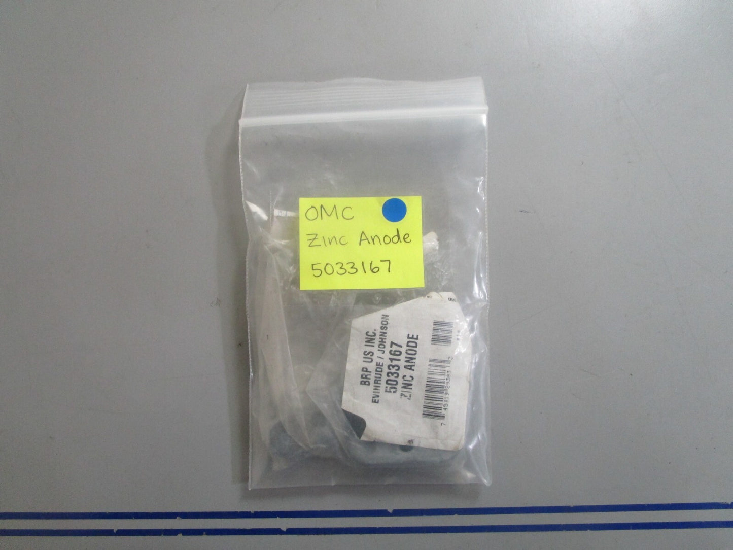 *NEW OEM* 0810 OMC Johnson Evinrude Zinc Anode 5033167