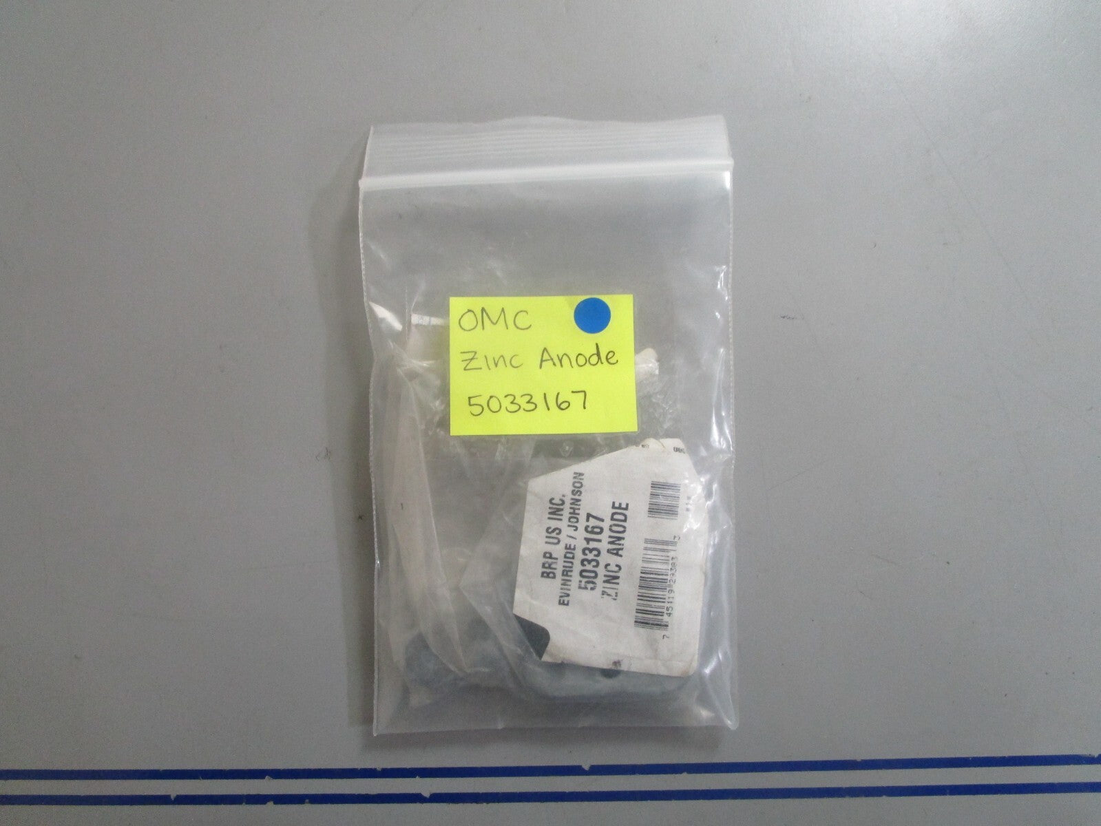 *NEW OEM* 0810 OMC Johnson Evinrude Zinc Anode 5033167