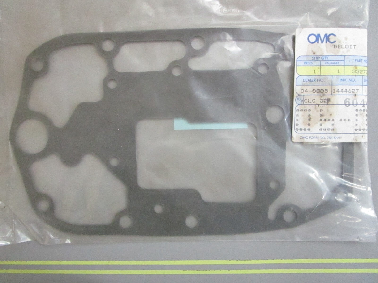 *NEW OEM* 0820 OMC Johnson Evinrude Gasket 332777 0332777