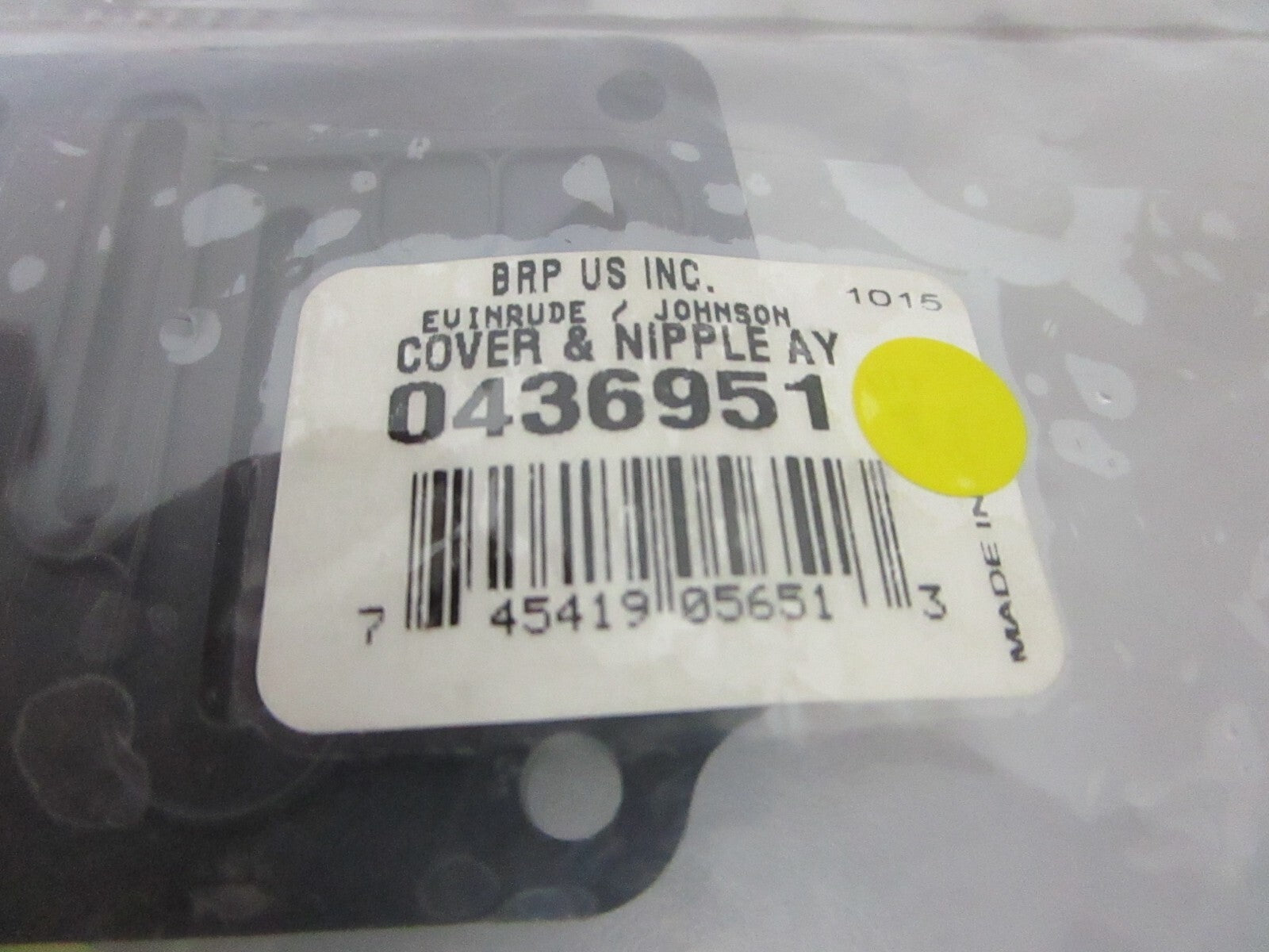 *NEW OEM* 0810 OMC Johnson Evinrude Cover & Nipple Assembly 436951 0436951