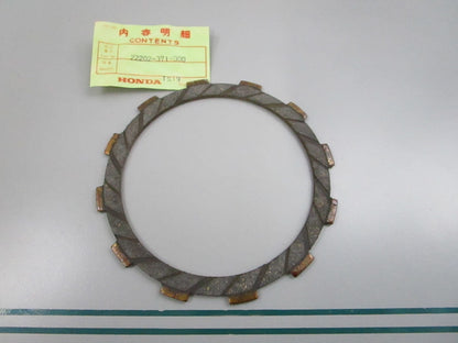 NEW OEM 22202-371-000 Honda Clutch Plate 0810