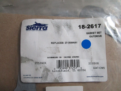 *NEW* 0770 Sierra Gasket Set Outdrive 18-2617 Replaces: 27-35996A1