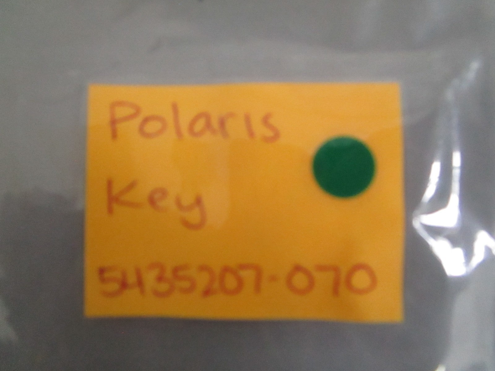 Polaris NEW OEM Console Door Key 5435207-070 NOS Snowmobile Black Key 0820