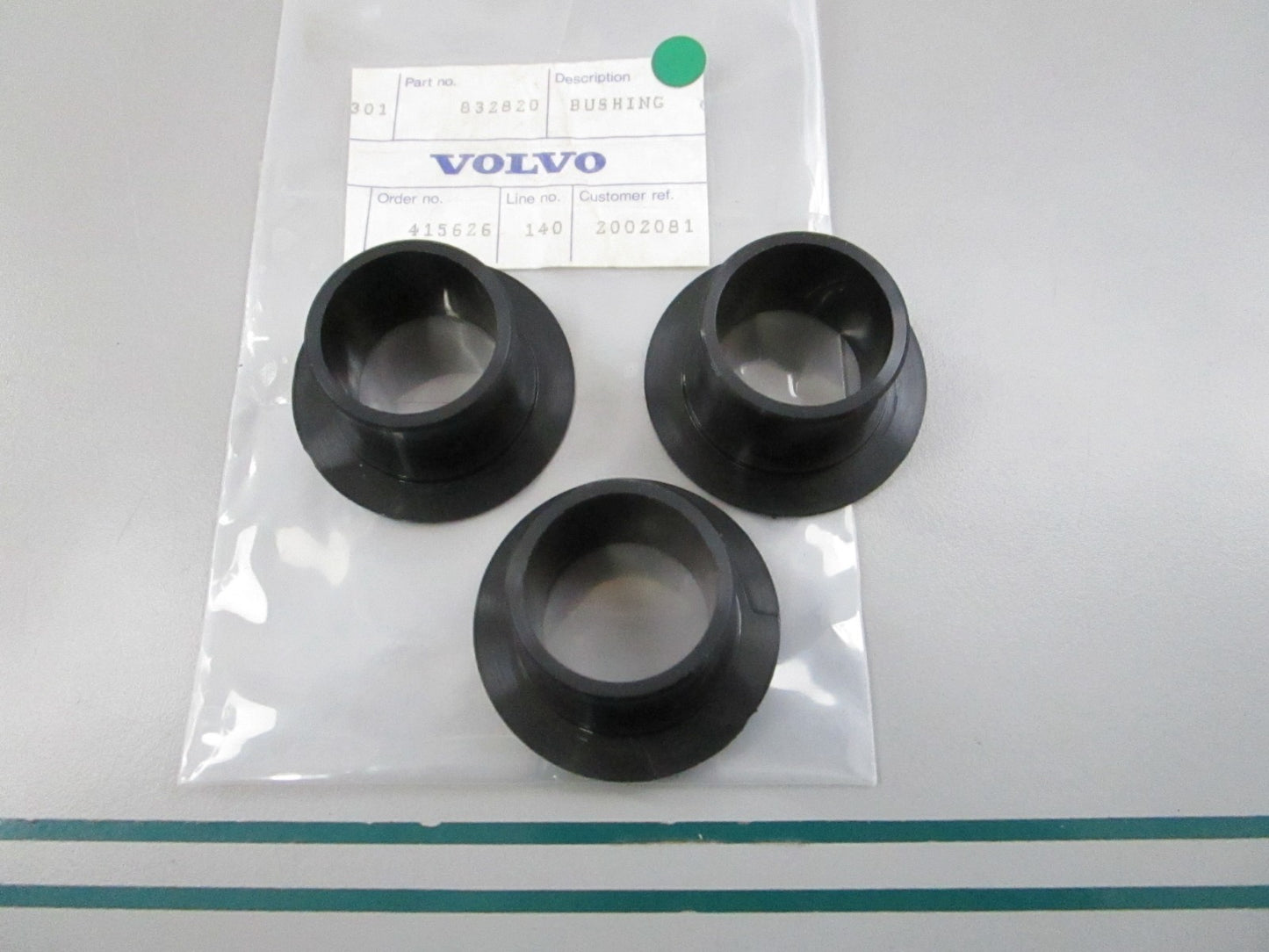 NEW OEM (LOT OF 3) 832820 Volvo Penta Bushing 0810