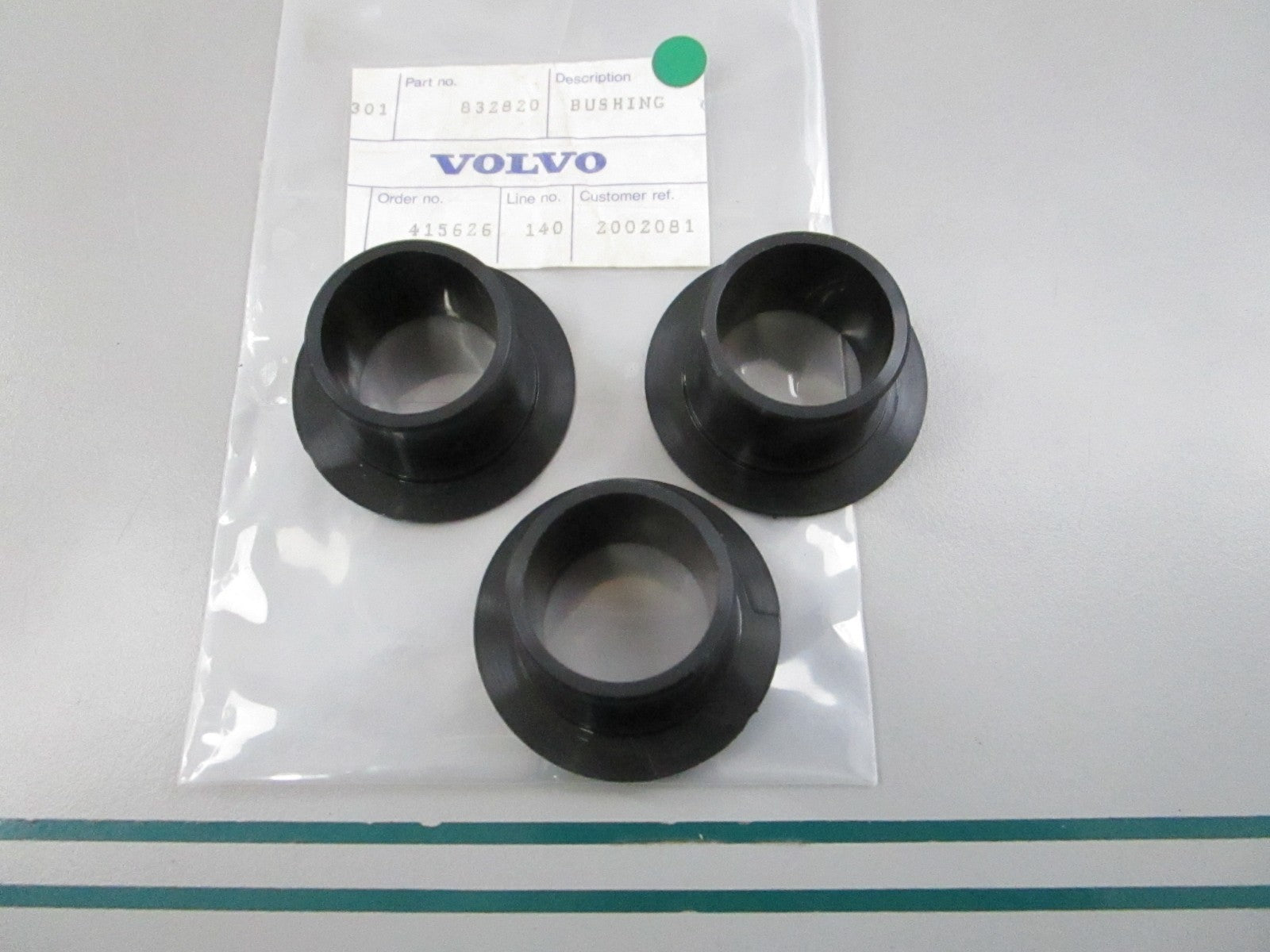 NEW OEM (LOT OF 3) 832820 Volvo Penta Bushing 0810