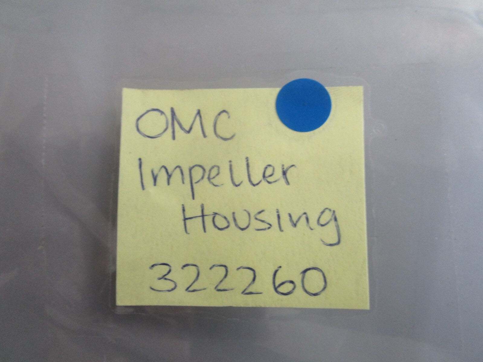 *NEW OEM* 0810 OMC Johnson Evinrude Impeller Housing 322260 0322260