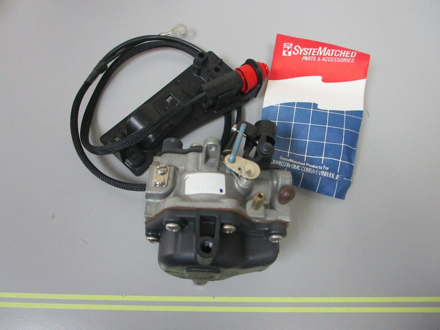 *NEW OEM* 0720 OMC Johnson Evinrude Carburetor & Switch Assembly 502107 0502107
