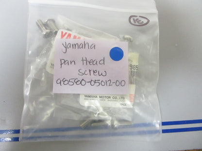 *NEW OEM* 0810 Yamaha Pan Head Screw 98580-05012-00