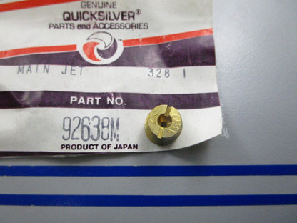 NEW OEM 92638M Mercury Quicksilver #160 Main Jet 0810