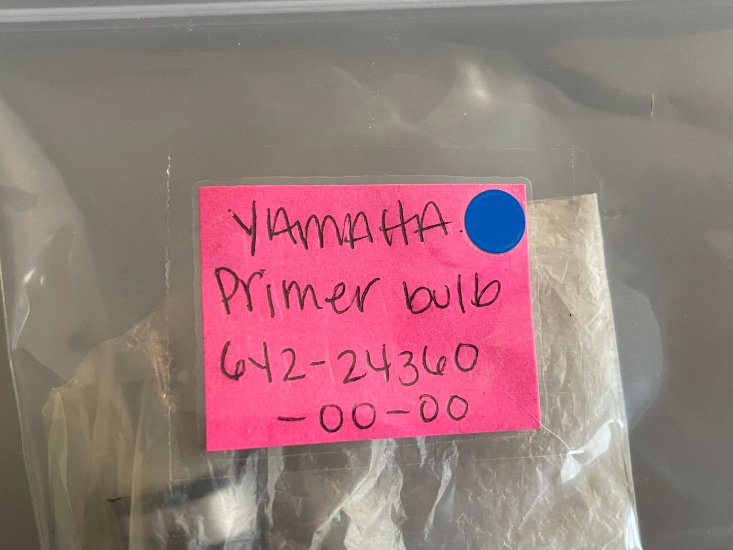 *NEW OEM* 0720 Yamaha Primer Bulb 6Y2-24360-00-00
