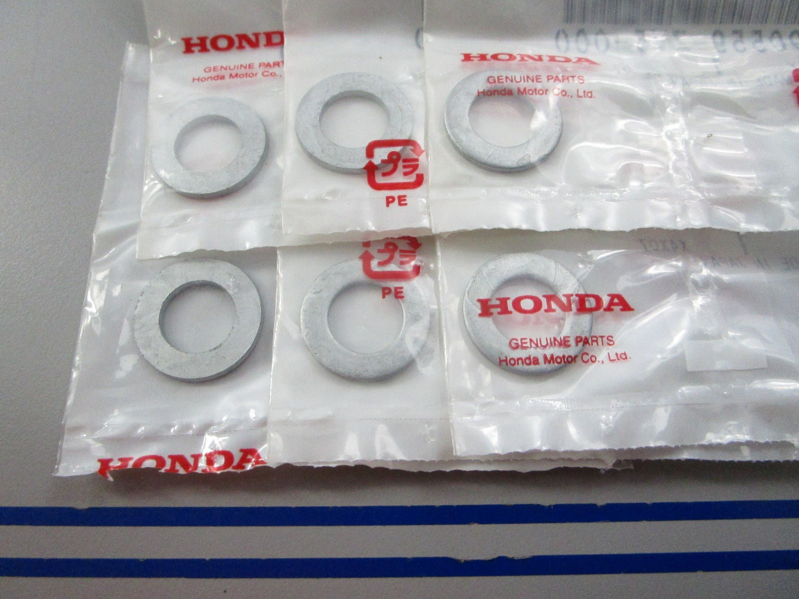 NEW OEM (LOT OF 6) 90559-ZV5-000 Honda Washer 0810