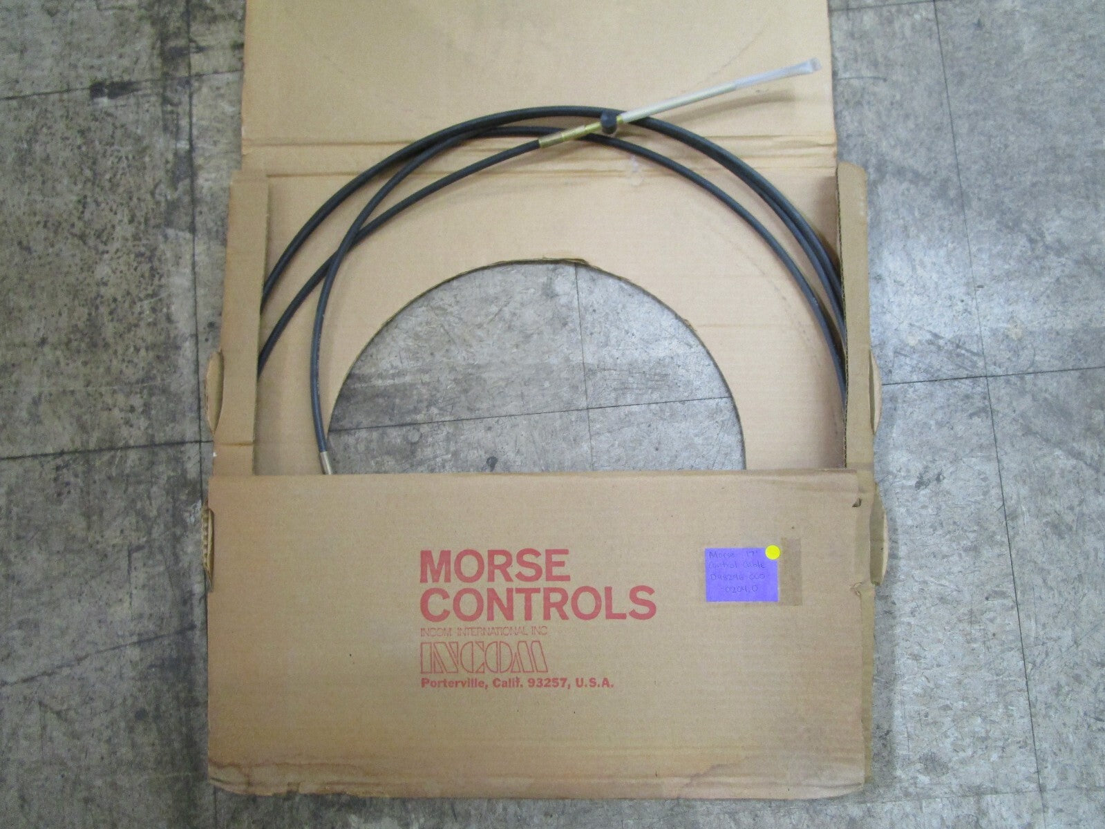 *NEW* 0820 Morse Controls 17' Control Cable D48296-000-0204.0