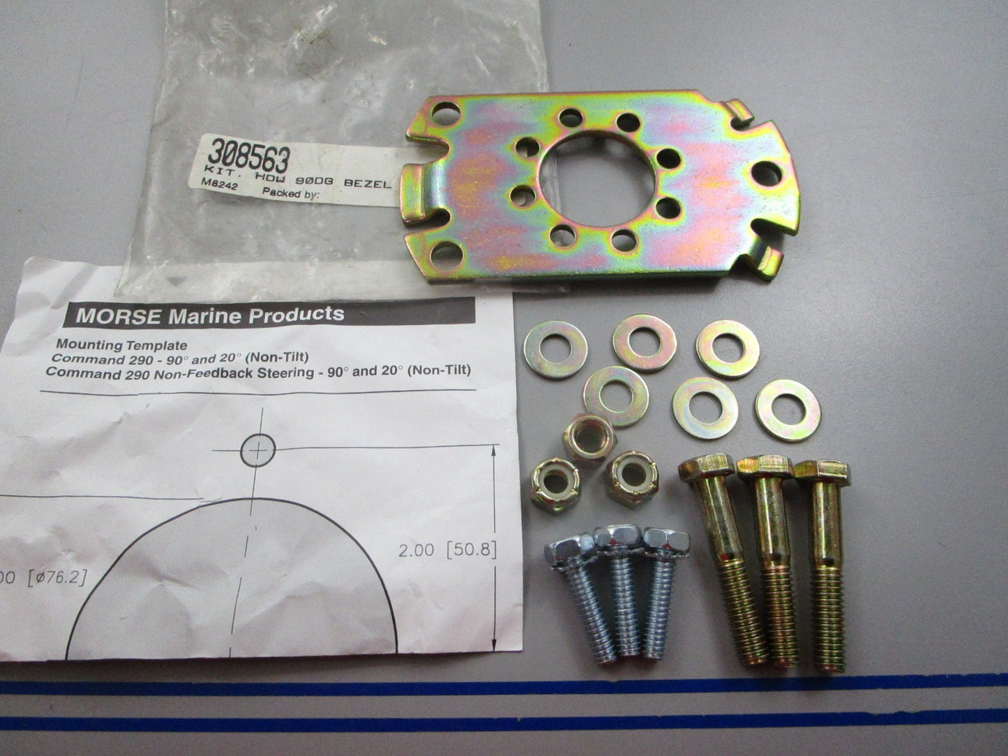 NEW 208563 Morse 90 Degree Bezel Mounting Kit 0810