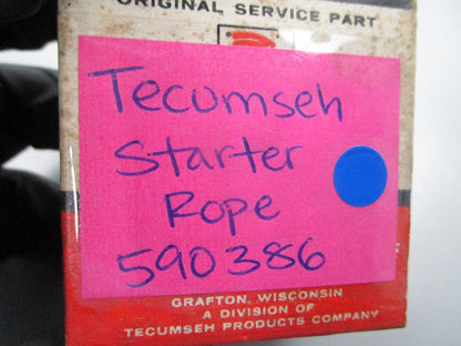 NEW OEM 590386 Tecumseh Starter Rope 0810