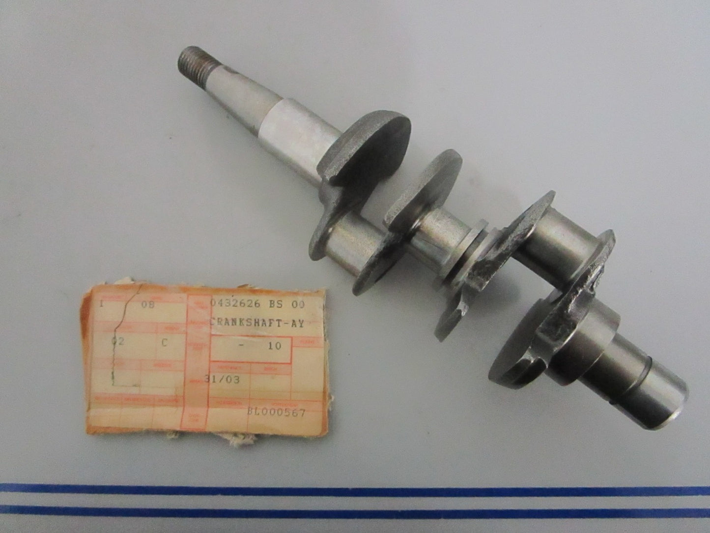 NEW OEM 432626 0432626 OMC Johnson Evinrude Crankshaft Assy 0820