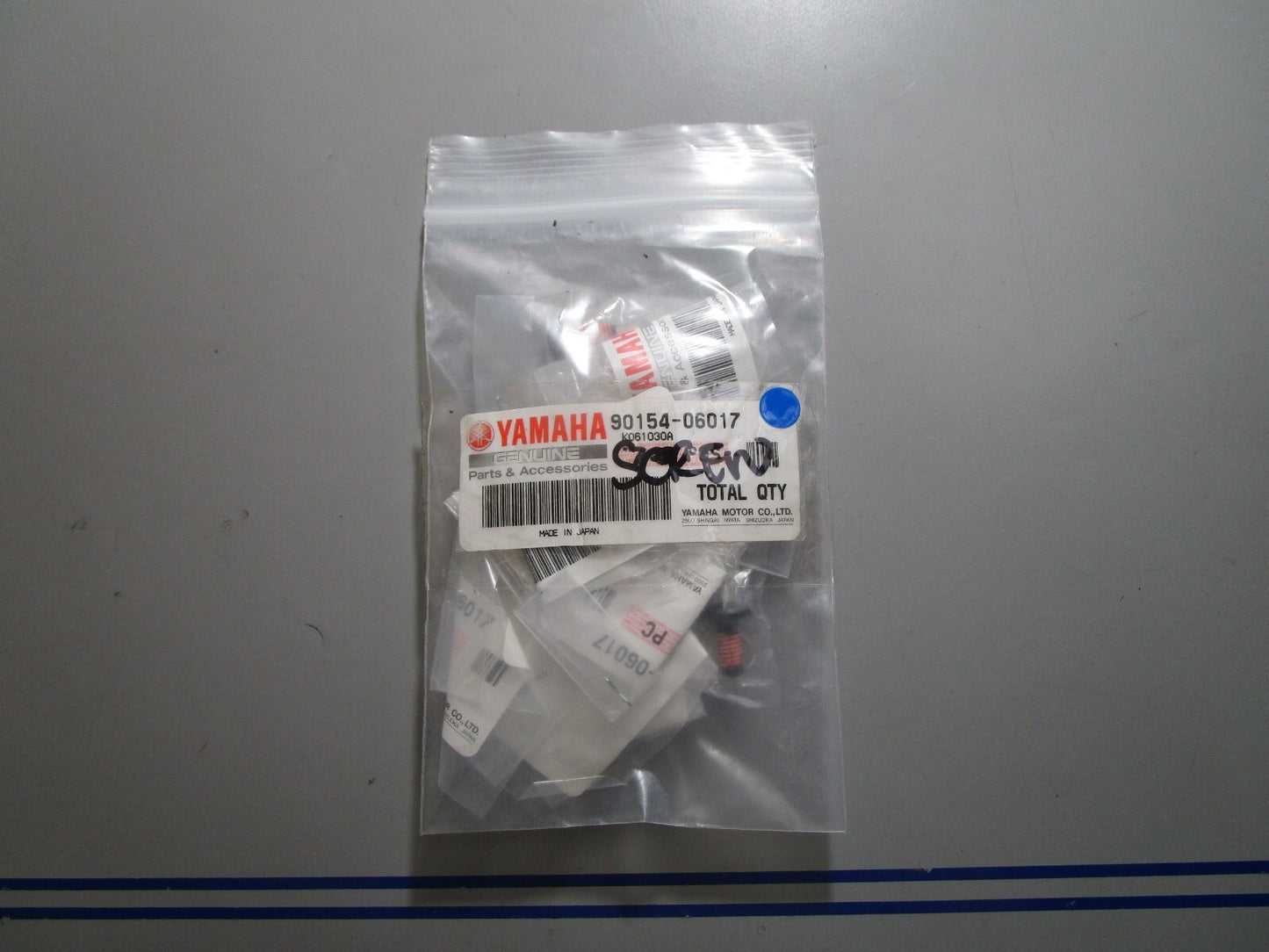 *NEW OEM* (LOT OF 7) 0770 Yamaha Screw 90154-06017