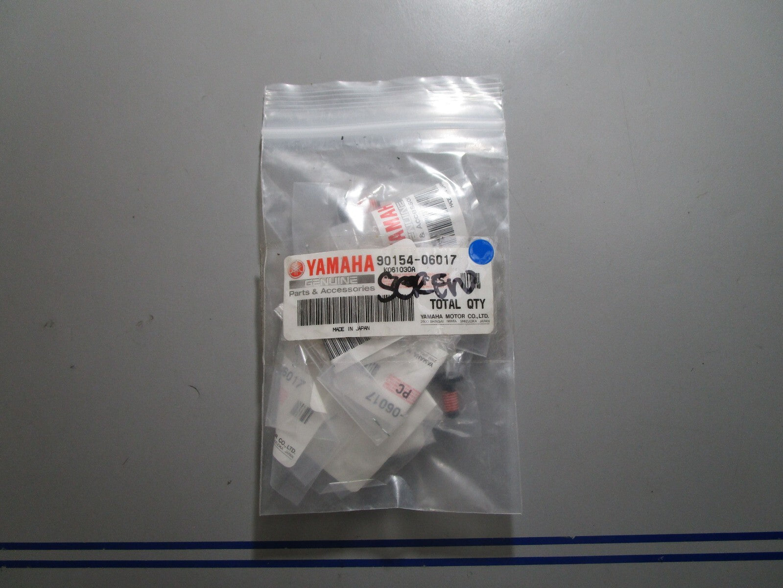 *NEW OEM* (LOT OF 7) 0770 Yamaha Screw 90154-06017