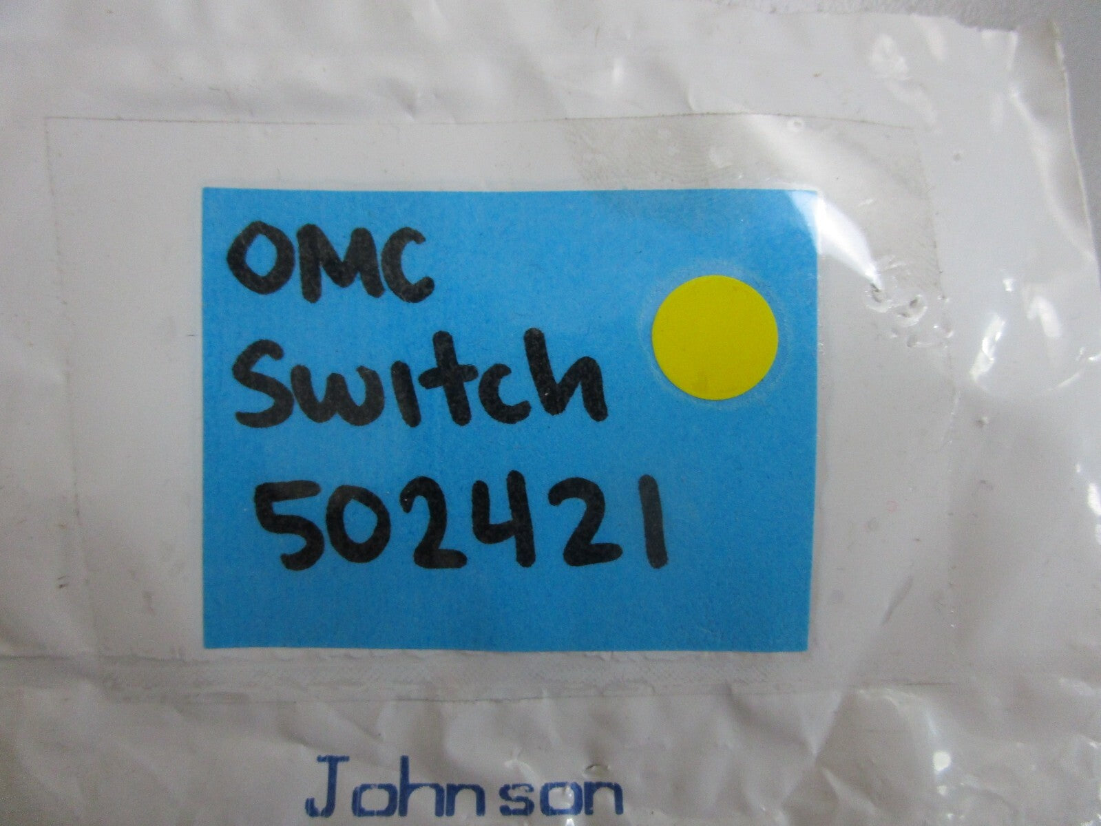 *NEW OEM* 0810 OMC Johnson Evinrude Switch 502421 0502421