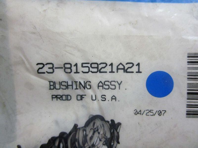 *NEW OEM* 0770 Mercury Quicksilver Bushing Assembly 23-815921A21