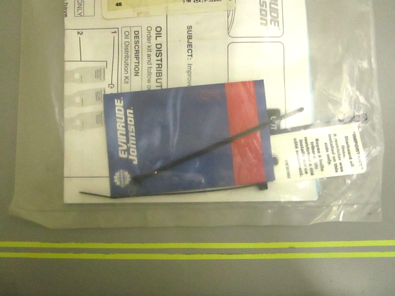 *NEW OEM* 0750 OMC Johnson Evinruide OIL DISTR. KIT AY 5006140