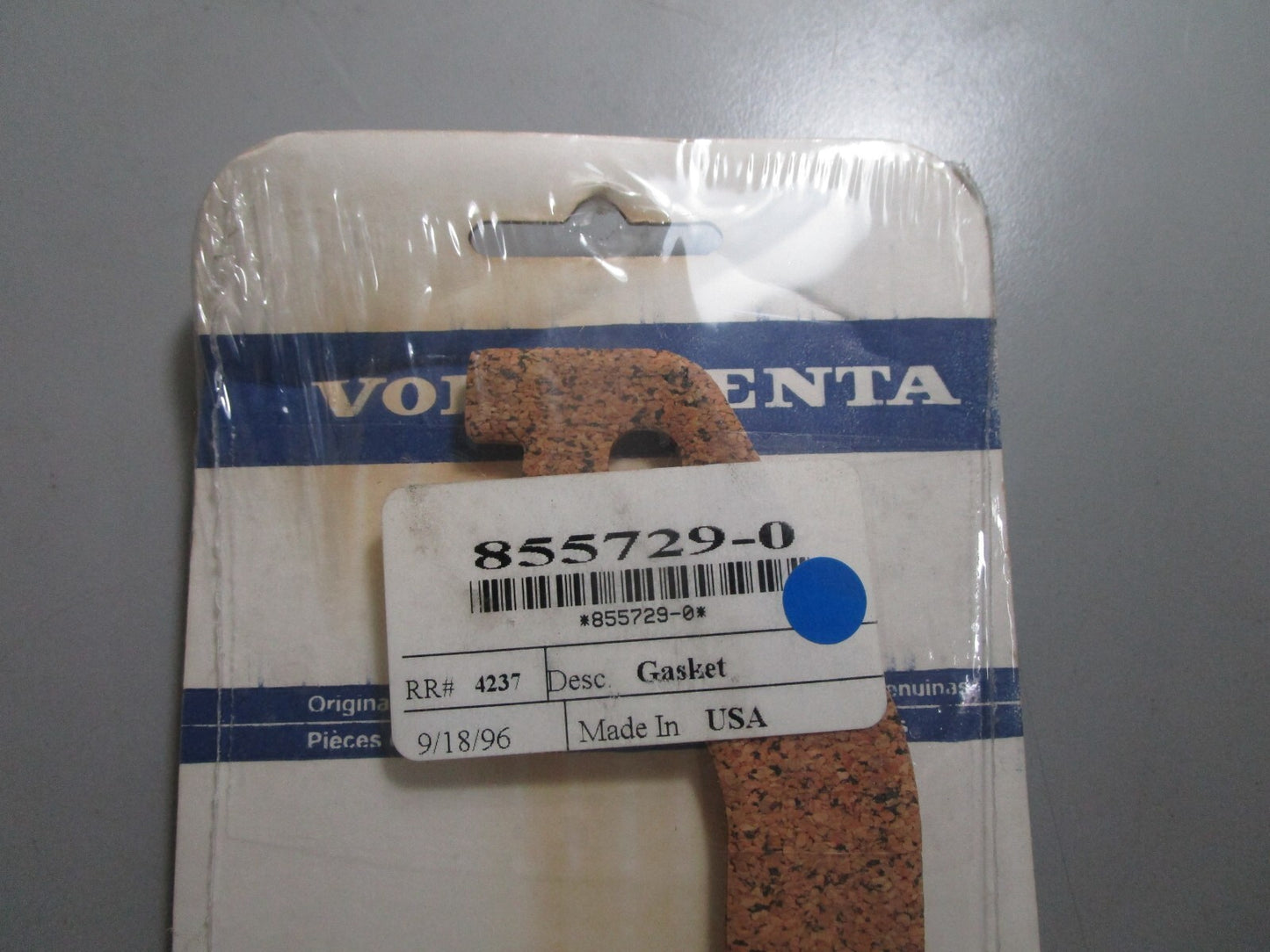 *NEW OEM* 0810 Volvo Penta Gasket 855729-0