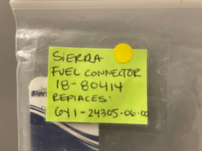 *NEW* 0750 Sierra FUEL CONNECTOR 18-80414 Replaces 6Y1-24305-06-00