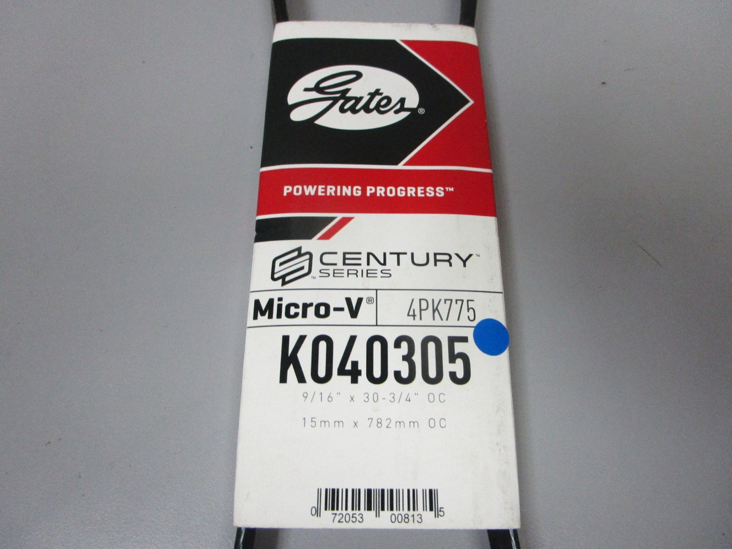 NEW K040305 Gates Micro-V 9/16" x 30 ¾" Serpentine Belt 0720