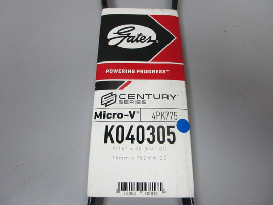 NEW K040305 Gates Micro-V 9/16" x 30 ¾" Serpentine Belt 0720