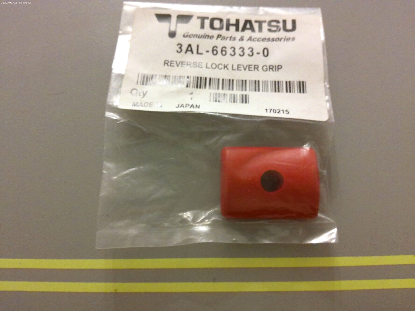 *NEW OEM* 0810 Tohatsu Lock Lever Grip 3AL-66333-0 3AL663330
