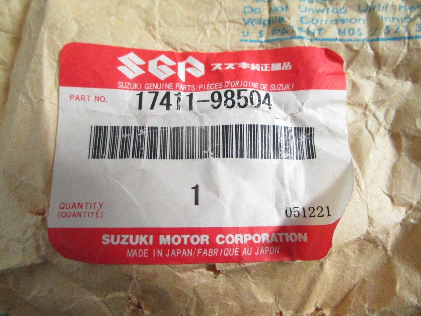 NEW OEM 17411-98504 Suzuki Water Pump Case 0820