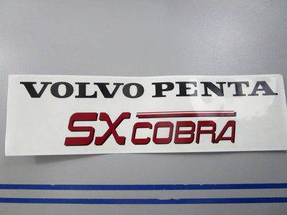 NEW OEM 3855644 Volvo Penta SX Cobra Decal 0810