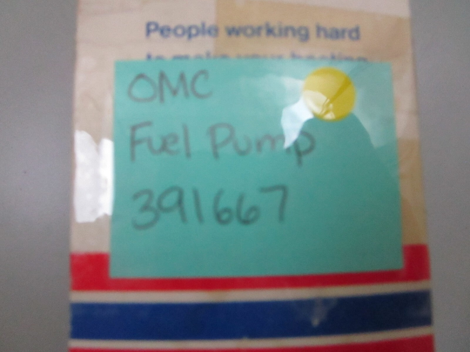 *NEW OEM* 0810 OMC Johnson Evinrude Fuel Pump 391667 0391667