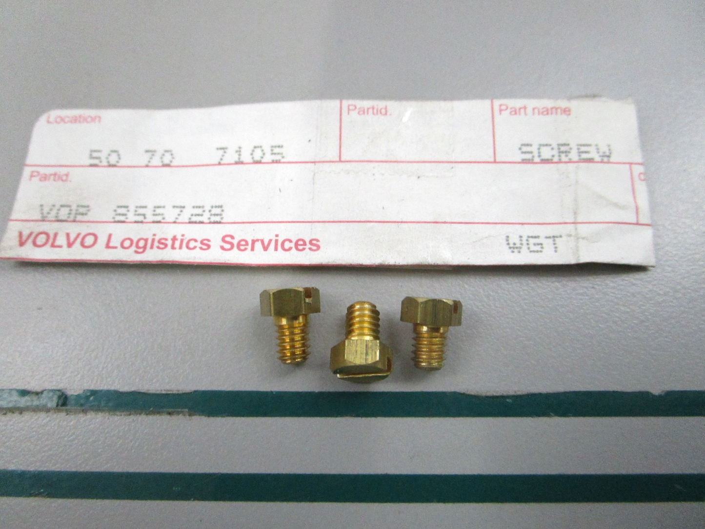 NEW OEM (LOT OF 3) 855728 Volvo Penta Screw 0810