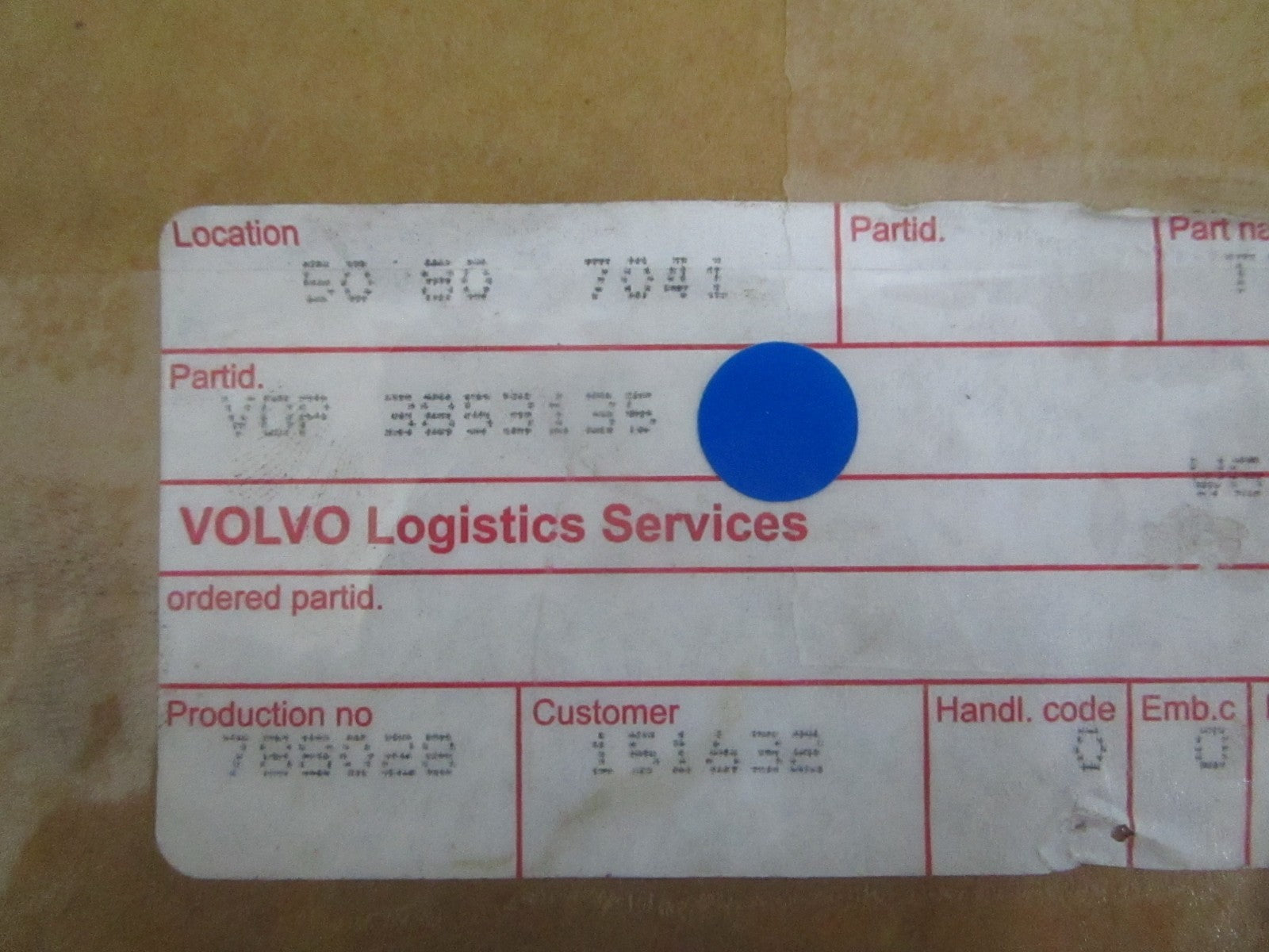 *NEW OEM* 0820 Volvo Penta Timing Gear Case 3853135