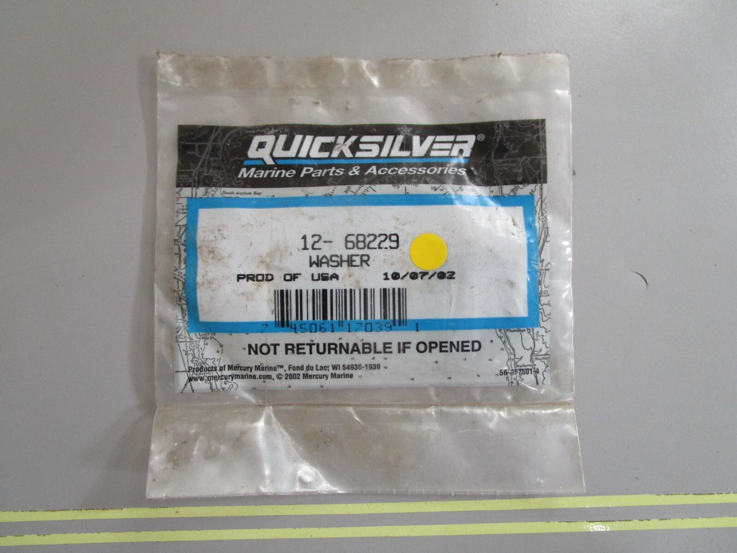*NEW OEM* 0810 Mercury Quicksilver Washer 12-60229
