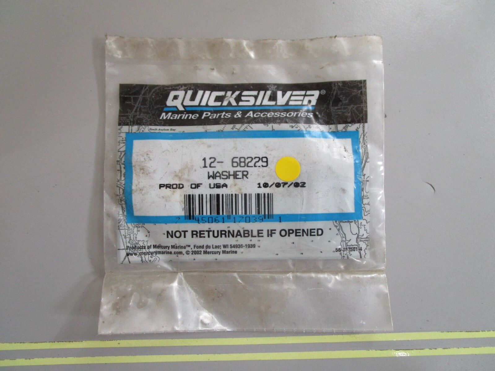 *NEW OEM* 0810 Mercury Quicksilver Washer 12-60229