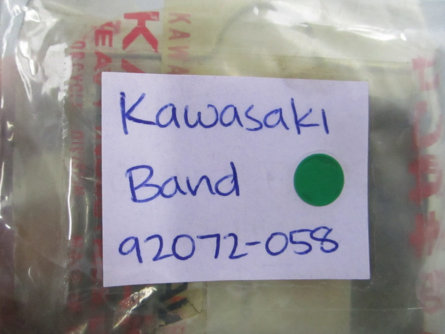 NEW OEM 92072-058 Kawasaki Band 0810