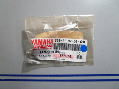 *NEW OEM* 0810 Yamaha Blind Plug 6G8-11197-01-00