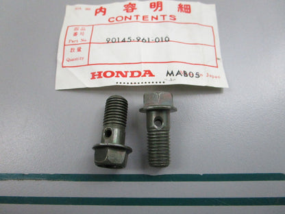NEW OEM (LOT OF 2) 90145-961-010 Honda Bolt 0810