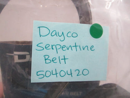 NEW 5040420 Dayco Serpentine Belt 0810
