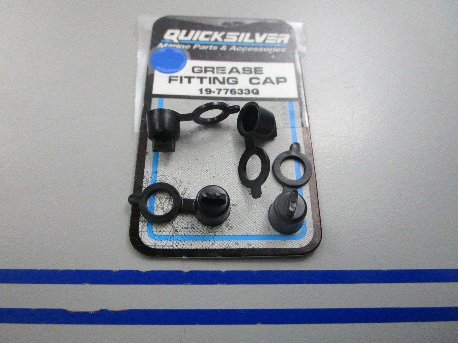 NEW OEM (LOT OF 4) 19-77633Q Mercury Quicksilver Grease Fitting Cap 0810