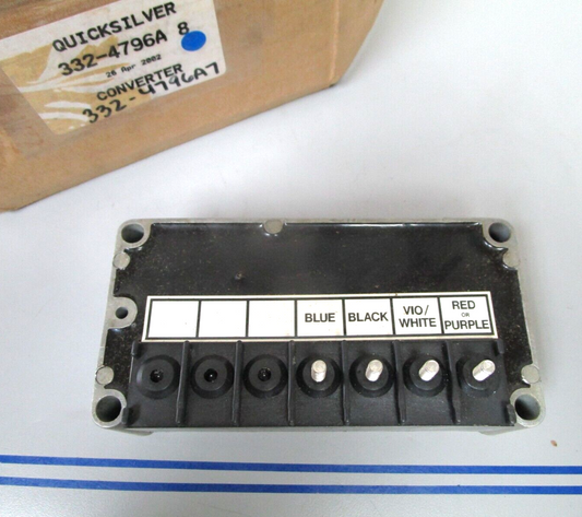 *NEW OEM* 0720 Mercury Quicksilver Converter 332-4796A8 332-4796A7