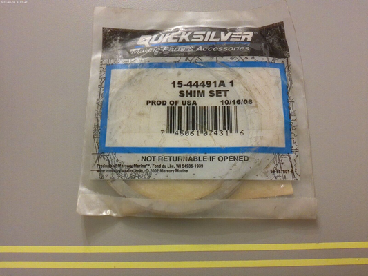 *NEW OEM* 0810 Mercury Quicksilver Shim Set 15-44491A1