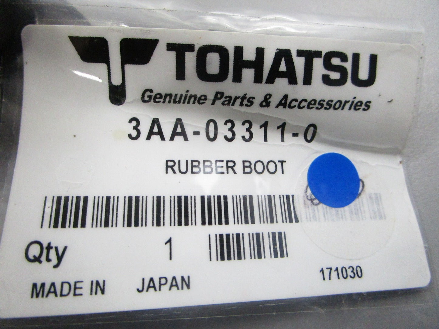 NEW OEM 3AA-03311-0 3AA033110 Tohatsu Rubber Boot 0810